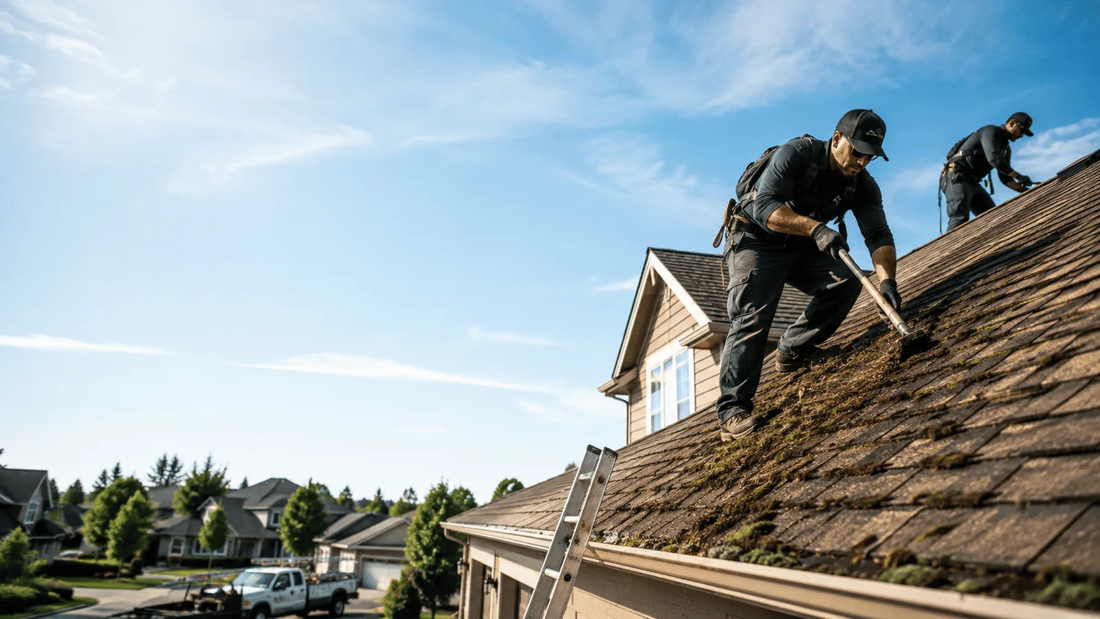 Roof Moss Removal in Drumright, OK near me